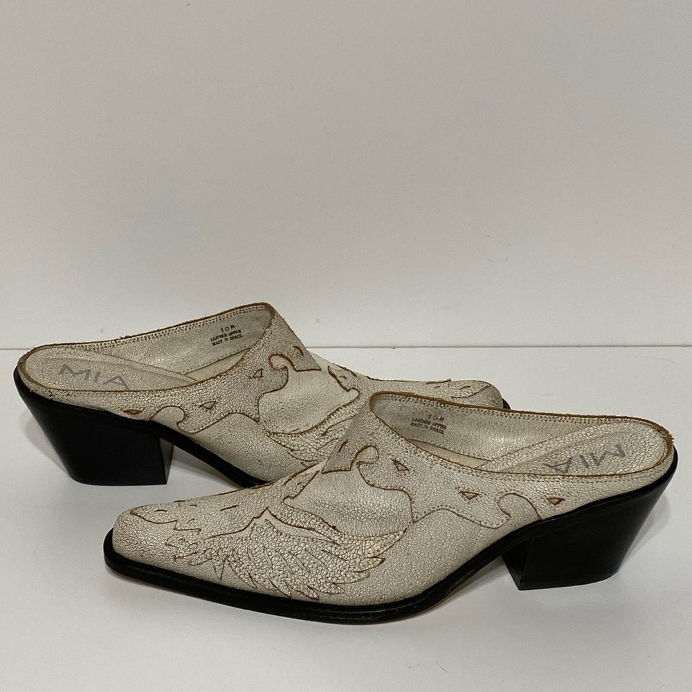 MIA Phoenix Slip on Mule Distressed Leather - Picture 5 of 16